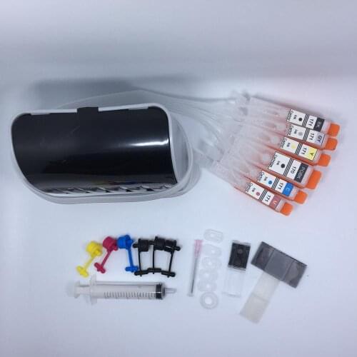 YOTAT 6 color CISS ink cartridge PGI170 PGI-170XL PGI-170 CLI-171 with ARC chip for Canon PIXMA MG7710