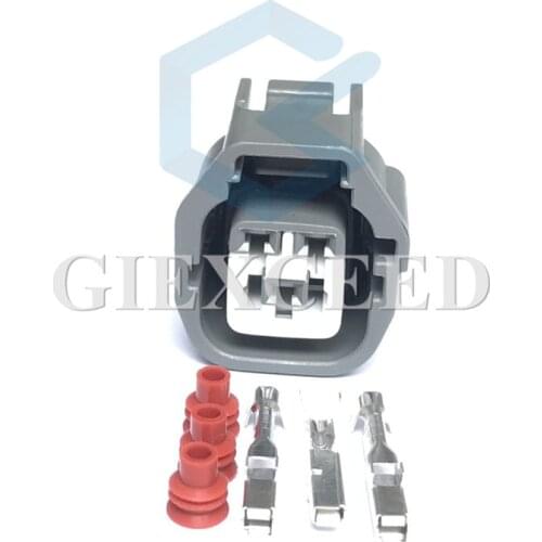 2 Sets 3 Pin Automotive Connector 2JZGTE Oxygen Sensor Plug Auto Socket For Car