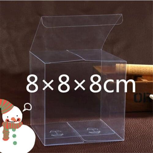 50PCS/Lot Clear PVC Packaging boxes for Packaging Household Plastic Soap Box Birthday Wedding Party Decoration