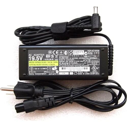 19.5V 4.7A AC Adapter fit for Sony VAIO VPCSE13FX VPCSE13FD VPCSE15FD