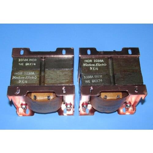 American West Electric WE1038 iron core wound 5.5K single-ended output transformer, super linear tap, 4/8 ohm output