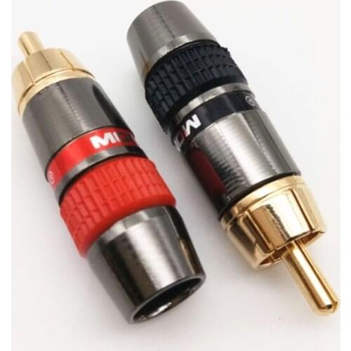 RCA Fever Level Audio Signal Cable Lotus RCA Plug-in Socket Copper Plated RCA Welded Connection
