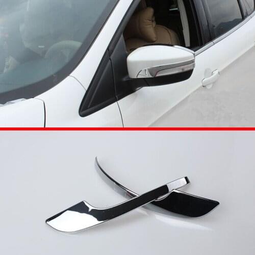 ABS Chrome Car Accessories Side Mirror Trim Rear View Molding For Ford Kuga Escape 2013 2014 2015 2016