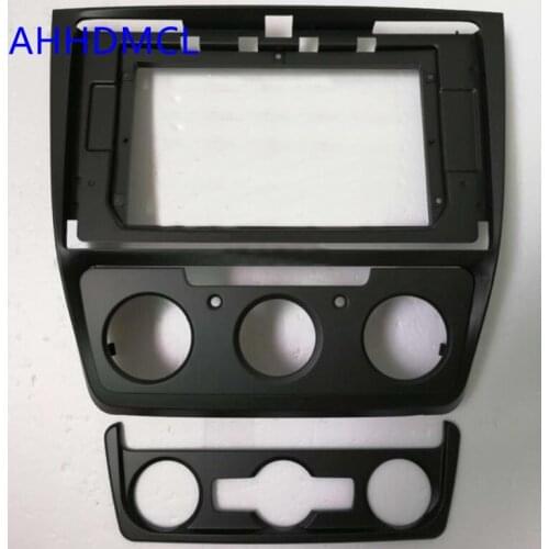 Car Fascias Navigation Fascia Dash Frame Kit For 10~10.2"Universal Android Multimedia Player For Skoda Yeti 2014 2015 2016 2017