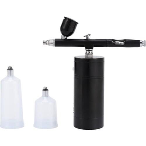 Wireless Airbrush Kit, Airbrush Compressor, High Capacity Ink Cup Airbrush for Nail Paint Cake Coloring CNIM Hot