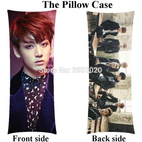 Boyfriend JungKook home long Pillowcase Cover kpop girl body pillow Case Customize birthday gift