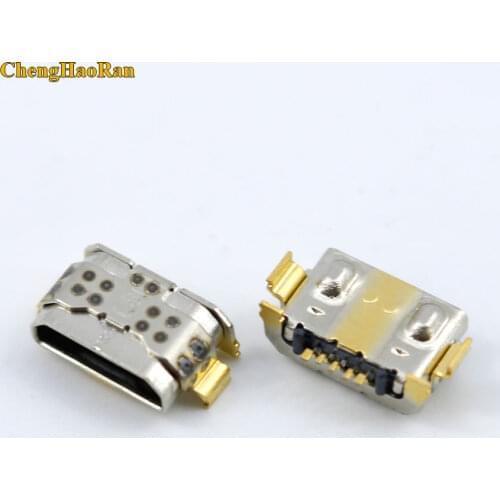 ChengHaoRan 1000pcs For LG K9 X210 LM-X210EM LMX210EM Charging Port Connector Micro USB Connector Jack Micro USB Socket Charger