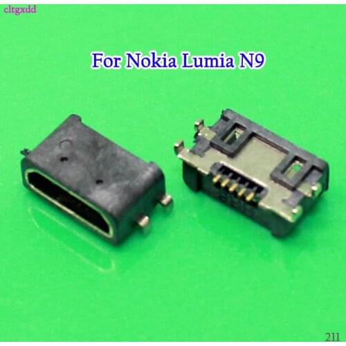 Cltgxdd 10PCS/Lot Micro Usb Charge Port Dock Socket Plug Jack For Nokia Lumia N9 N800 800 900 N710 N603 610 Charging Connector