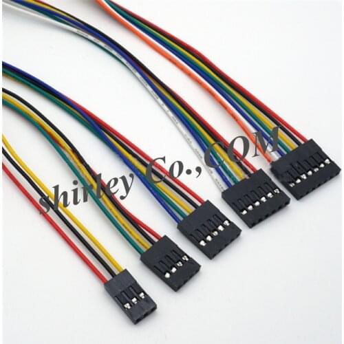 Dupont line 20cm2.54mm Female to Female 2P/3P/4P/5P/6P/7P/8P/9P/10P/12P Color Breadboard Cable Jump Wire Jumper For DIY KIT