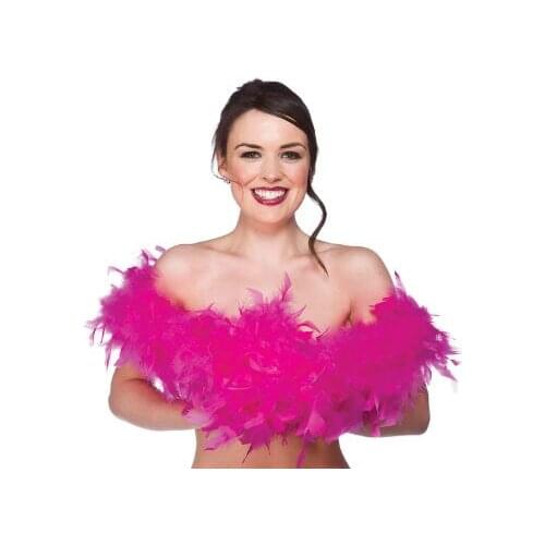 2 meters Boa Feather Otriş-Pink