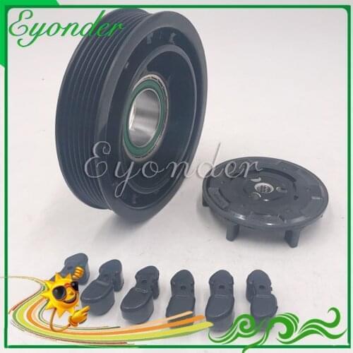 A/C AC Air Conditioning Cooling Compressor Magnetic Clutch Kit Assembly for RENAULT MEGANE MEGANE CC GRAND SCENIC III 1.5 1.6