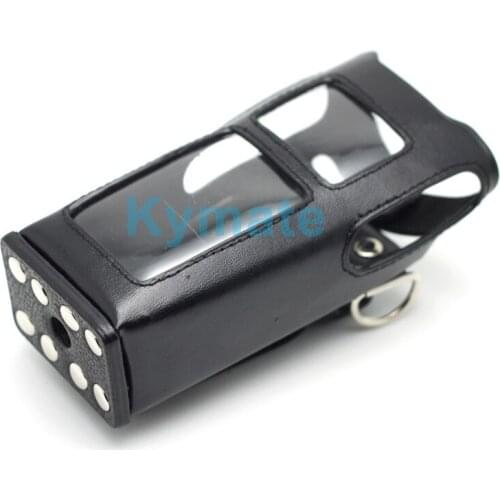 Leather Protective Sleeve Shoulder Bag Hard Holster Case for Hytera HYT PD780 PD780G PD785 td580 Walkie Talkie Two Way Radio