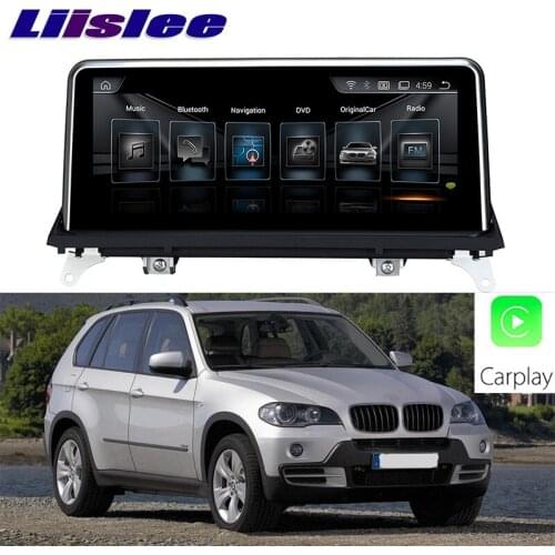 LiisLee Car Multimedia GPS Audio Radio Stereo For BMW X5 E70 2007~2010 Original CCC Style CarPlay 360 Bird View Navigation NAVI