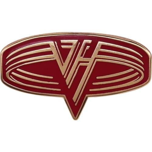 Van Halen Enamel Pin Music Famous Rock Band Metal Brooch