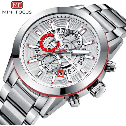 MINI FOCUS Men Watches Casual Fashion Business Quartz Watch Top Luxury Brand Waterproof Male Clock Chronograph Relogio Masculino