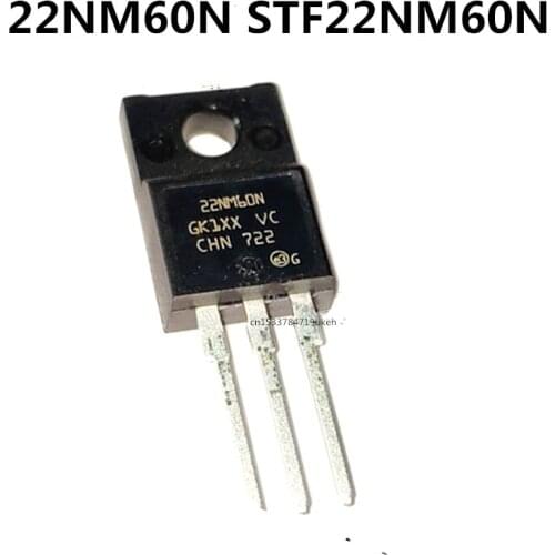 Original 5pcs/ 22NM60N STF22NM60N TO-220F 650V 16A