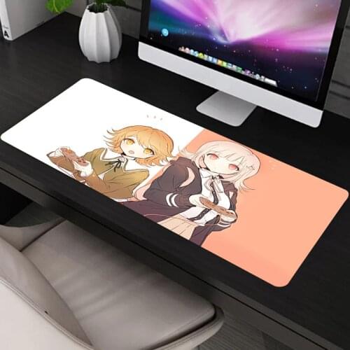 Danganronpa Mousepad Keyboard Pad Gaming Mouse Gamer Girl Mause Xxl Gamers Accessories Large Pads Kawaii Mat Computer Desk Cute