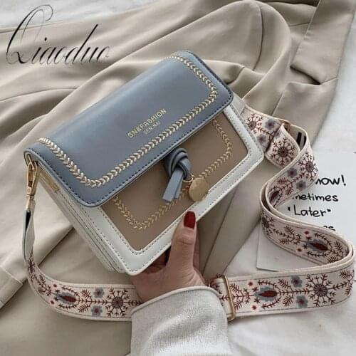 New PU Leather Crossbody Bags Women 2021 Travel Handbag Fashion Casual Simple Shoulder Messenger Bag Ladies Crossbody Bag
