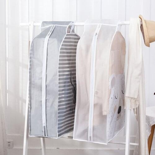 Waterproof Dustproof Clothes Cover for Garment Suit Dress Coat Cloth Big Dust Cover Plastic Organizer Clothes Dustproof Bag
