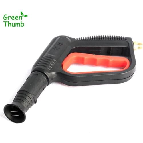 1pc Green Thumb Outside Dia 14mm High Pressure Water Gun Adjustable Flabellate Nozzle for Car Washing