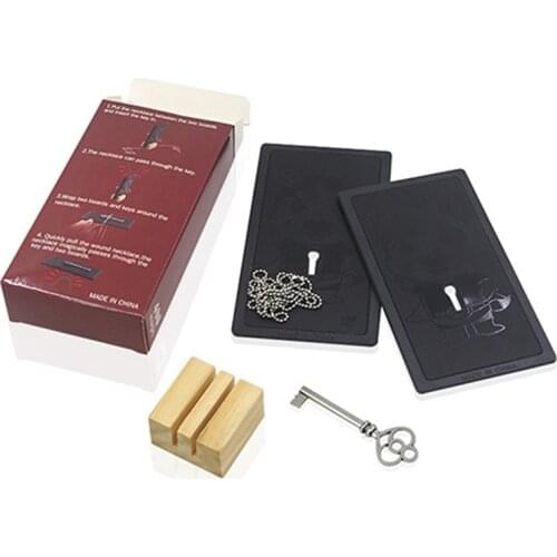 Magical Chain Magic Tricks Illusions Professional Magician Gimmick,Stage Close Up,Mentalism,accessories
