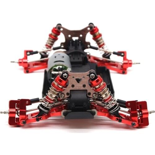 Wltoys 144001 for WLtoys 1:14 144001 RC Car Upgrade Parts Metal Steering Swing Arm Base C Rear Hub Seat Servo Pull Rod wltoys