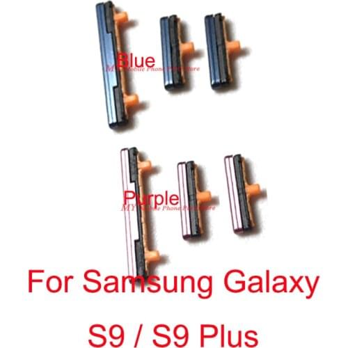 1Set For Samsung Galaxy S9 / S9 Plus S9+ S9plus G960 G965 Power Volume Button Side Key Power ON OFF Switch Side Buttons Parts