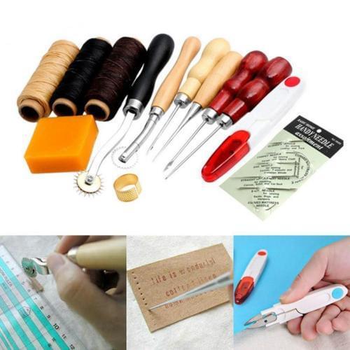 2019 NEW 13pcs/set Hand Stitching Sewing Tool DIY Sewing Supplies Accessories Tool Leather Craft Drop Shipping