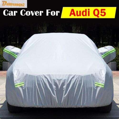 Buildreamen2 Car-Cover Auto Sun Snow Rain Scratch Dust Resistant UV Anti Cover Sunshade Dustproof Waterproof For Audi Q5