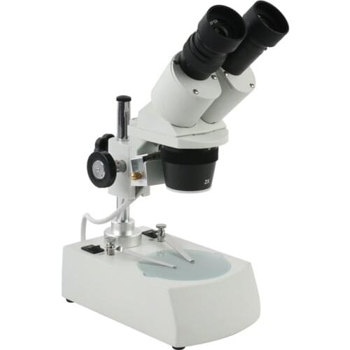 20X 40X Binocular Stereo Microscope Industrial Microscope With Up Down Illumination For Phone PCB Soldering Repair