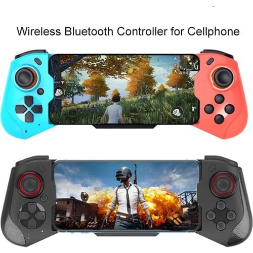 Wireless BT Gamepad Handheld Game Console Small Trigger Joystick USB Receiver Gamer Gifts for PUBG Mobile iOS Android Phone