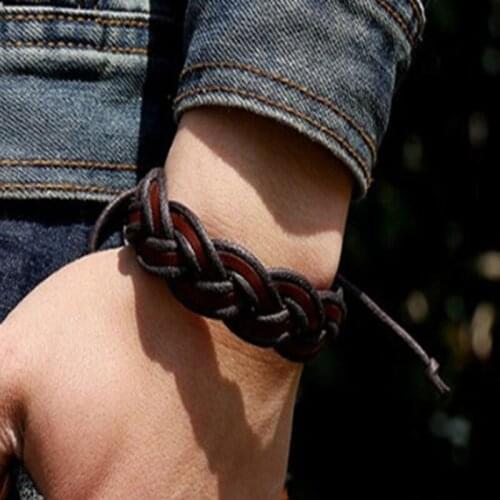 CIBOCIBO Bracelet Men Trendy Vintage Brand Design Rope Wristband Bracelet Pulsera Hombre Fashion Men Gifts Pulseras Mujer 2021