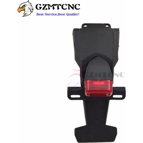 XG250 Rear Fender Mudguard Turn Signal Flasher Mudflap Plate w/ Taillight Splash Guard License For Yamaha Tricker XG 250 04-14