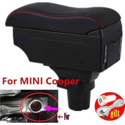 For MINI Cooper R53 R56 R57 R58 R60 Countryman car accessories interior Retrofit parts Car Armrest box Storage box