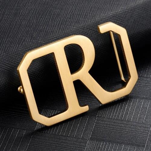 Personalized Custom Single Letter Belt Buckle Fashion Waist Womens Designer Crocodile Pattern Leather Belt Unisex Accessories