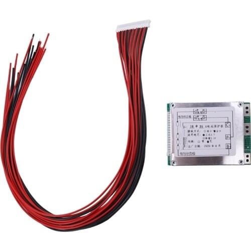Hot 16S 60V 35A Li-Ion Lithium 18650 Battery BMS PCB Protection Board with UPS Energy Inverter
