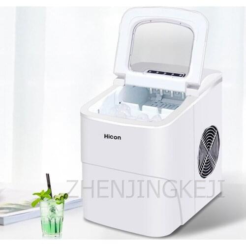 Ice Maker Machine Household Appliances Small 16KG/24H Milk Tea Shop 220V Frozen Appliances Commercial Automatic Ice Cube Maker