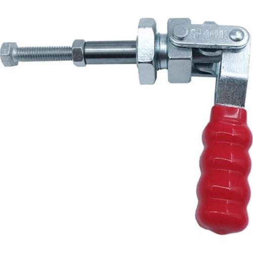 Metal Toggle Clamp HS-36202M 185 Degree Push-Pull Quick Release Iron Galvanized Load Capacity Quick Release Craft Toggle Clamp