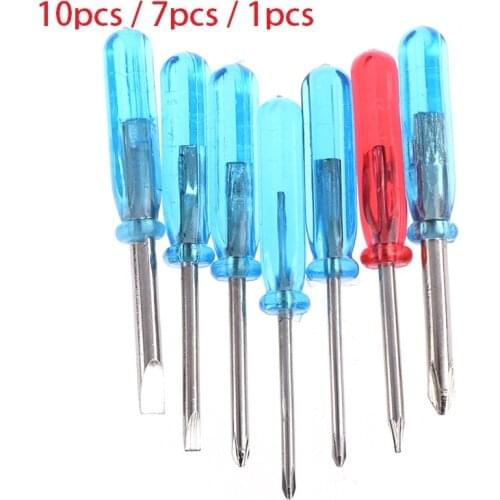 1/7/10PCS Phillips Slotted Cross Word Head Five-pointed Star Mini Screwdrivers For Phone Laptop Repair Open Tools