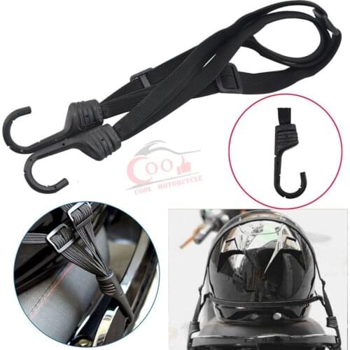 Motorcycle Helmet Straps Hooks Luggage Retractable Elastic Rope Fixed Strap Motos Helmet Luggage Net