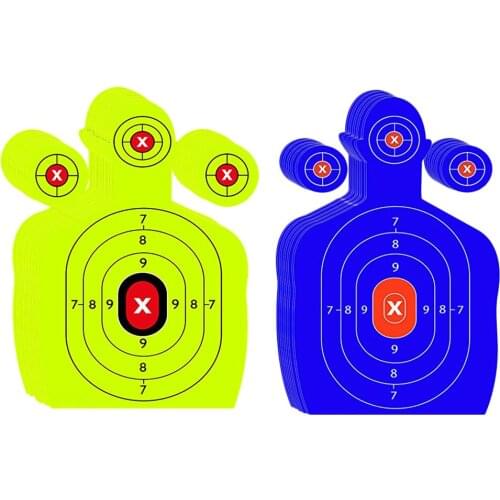10x Adhesive Shooting Targets Reactive Splatter Paper Target Sticker, 18x7inch