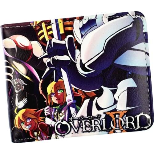New Arrival Overlord Wallet Short Purse With Coin Pocket For Young