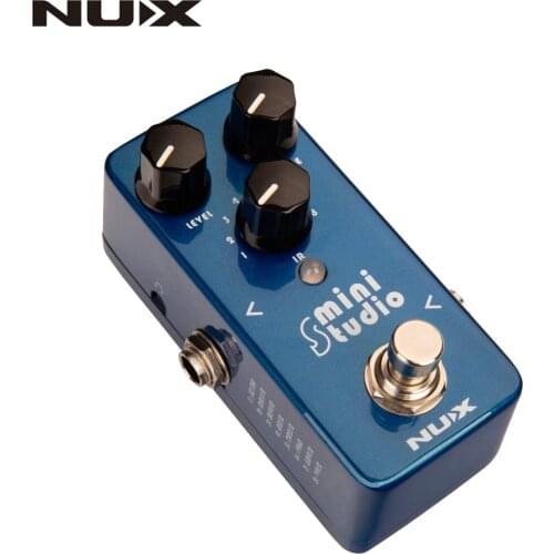 NUX NSS-3 Studio Pedal Impulse Response IR Loader with 8 Speaker Cabinet Model Guitar Accessory Speaker Cabinet Simulator Effect