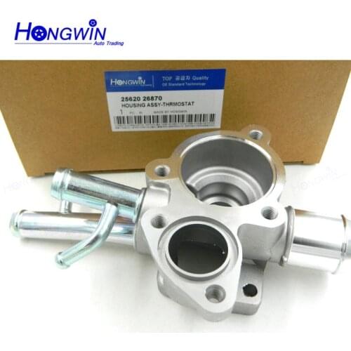 Genuine No.25620 26870 Thermostat Housing Fits HHyundai Accent 2006-2010 1.6L (1599cc) DOHC L4 2562026870 ,25620-26870