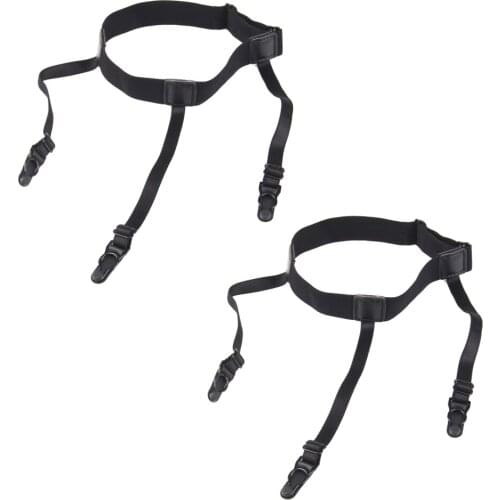 Punk Men Women Gentleman Leg Thigh Elastic Garter Belt Suspender Shirt Stays