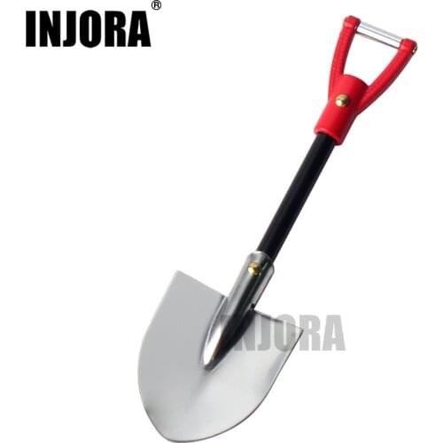 RC Rock Crawler 1:10 Metal Scale Shovel for TAMIYA CC01 Axial SCX10 D90 D110 RC Climbing Truck Car Decorative Tools