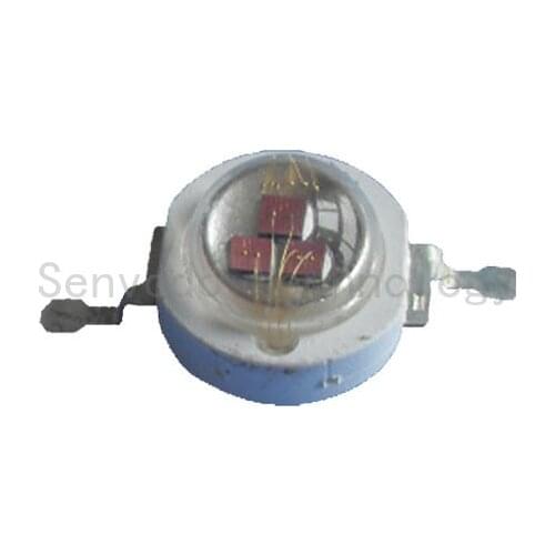 100X Supper brightness 660nm 5W high power led light beads with epileds 3 chips free shipping