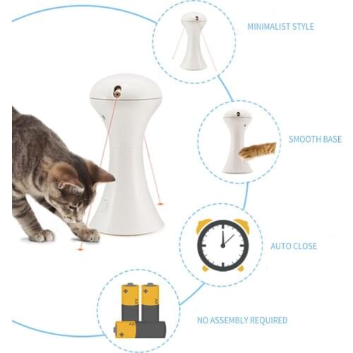Pet Supplies Cat Toy Laser Pointer Automatically Teasing Cat Stick Kitten Toy Electric Mouse Fox Nest