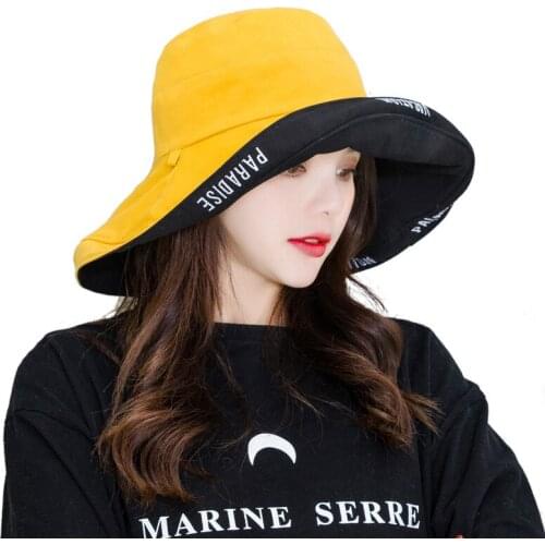 Outdoor Travel UV Sun Hats New sunhat women Spring Summer Sun Shade Windproof Fisherman cap