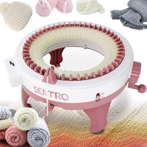 48 Needles Handmade Loom Knitting Machine Cylinder Wool Loom Hand-knitted Scarf Sweater Hat Socks Adult Children Dropship